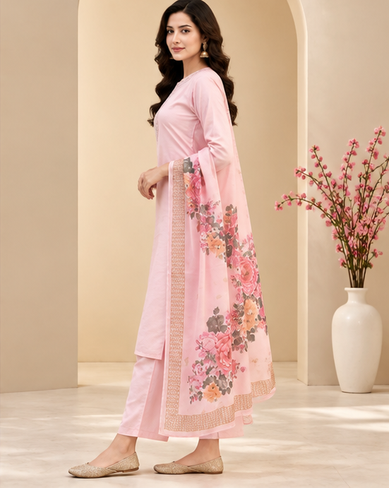 Gulbahar Pink Suit Set