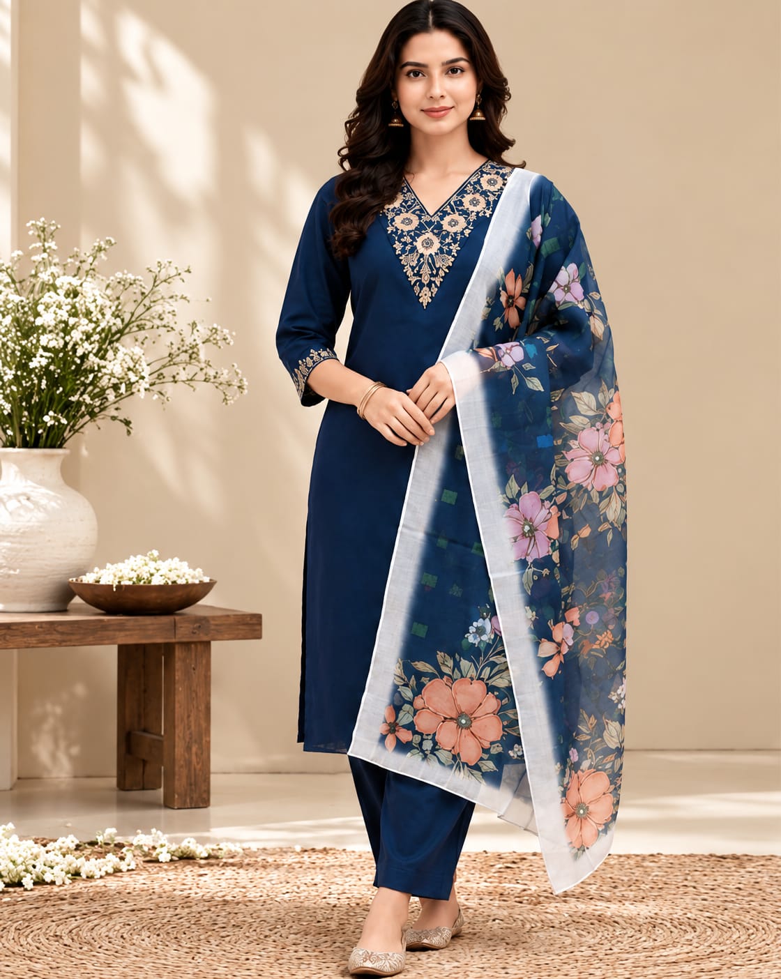 Royal Blue Blossom Set