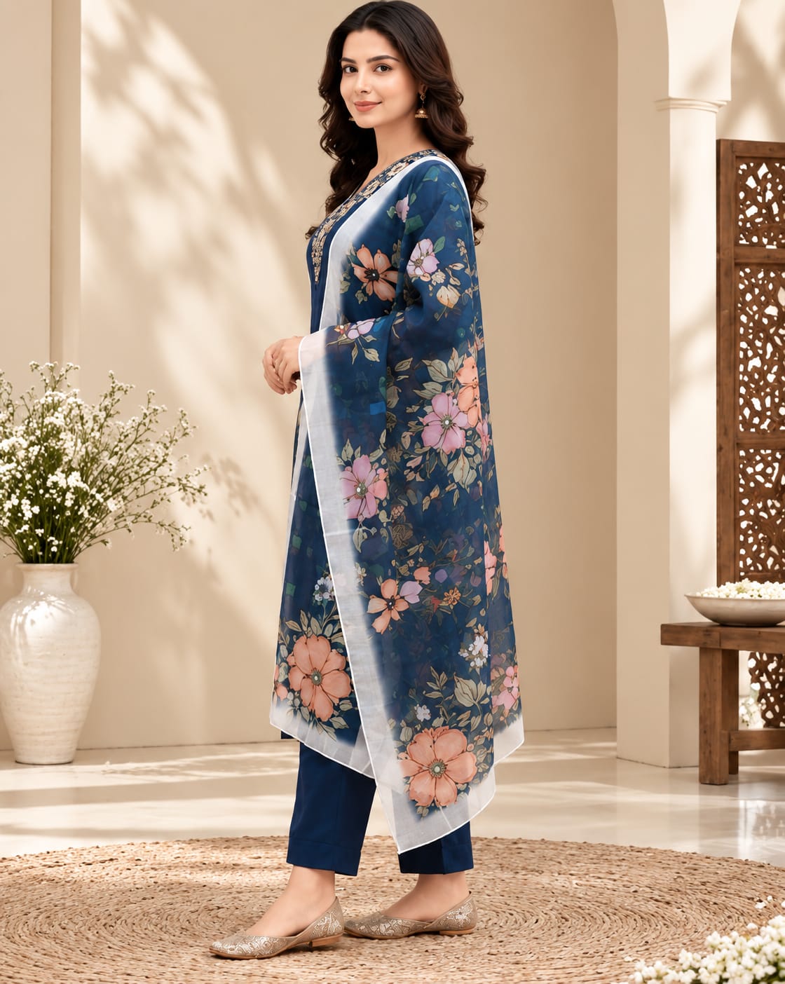 Royal Blue Blossom Set