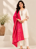 Liva - White Kurti Set
